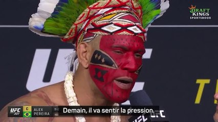 UFC 307 - Pereira prévient Rountree Jr. : "Il va sentir la pression"
