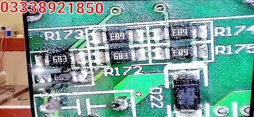 Download Video: #98 Dc inverter Ac outdoor PCB SMD resistance remove and install