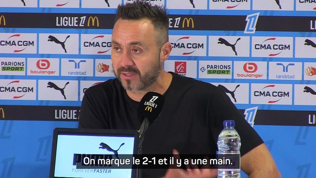 De Zerbi : Être conscient que nous essayons de construire un Marseille important