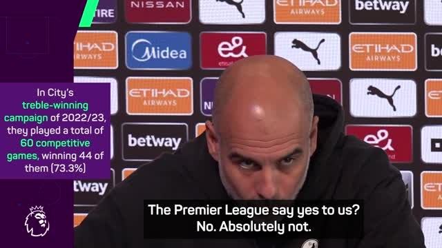 PL refused request to delay start of next season - Guardiola