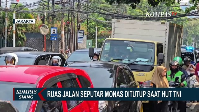 Perayaan HUT Ke-79 TNI di Jakarta, Ruas Jalan Seputar Monas Ditutup Hingga Tarif MRT Rp 1,-