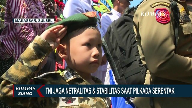 Perayaan HUT Ke-79 TNI di Makassar, Pastikan Jaga Netralitas dan Stabilitas saat Pilkada Serentak