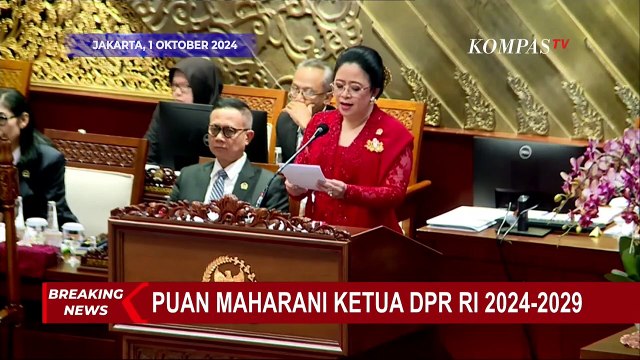 Pidato Ketua DPR, MPR dan Sambutan Ketua DPD RI Masa Periode 2024-2029 - PARASOT