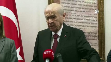 Devlet Bahçeli, DEM Partililerin elini neden sıktığını açıkladı: