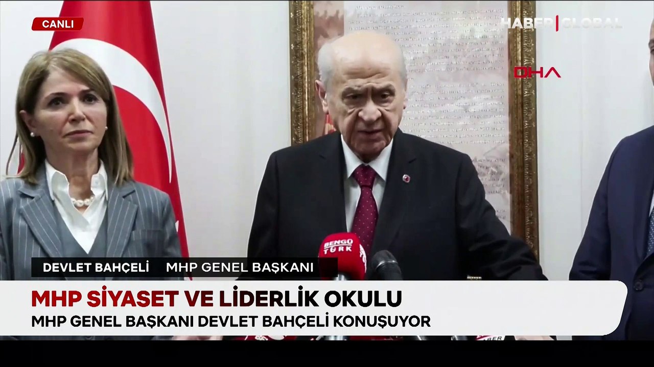 MHP lideri Bahçeli'den Sinan Ateş davası ve DEM'li vekillerle tokalaşmasıyla ilgili açıklama