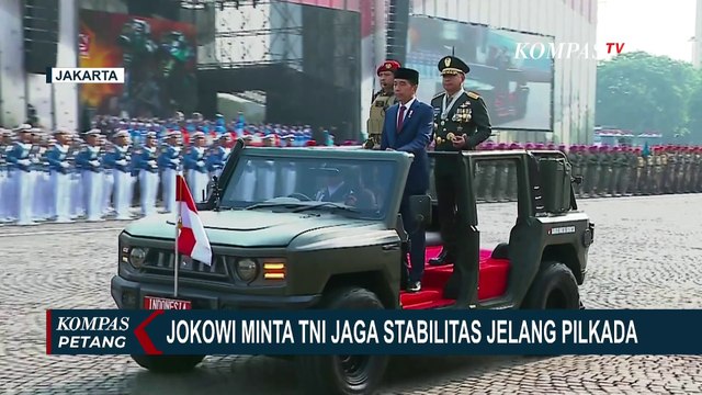 HUT ke 79 TNI, Jokowi Ingatkan untuk Jaga Stabilitas dan Netralitas Jelang Pilkada Serentak