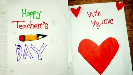 Happy Teacher’s day Pop-up gift card