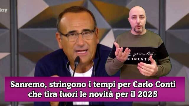 Sanremo, stringono i tempi per Carlo Conti che tira fuori le novità per il 2025