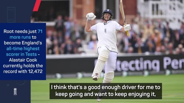Root focused on enjoying cricket, not on breaking records
