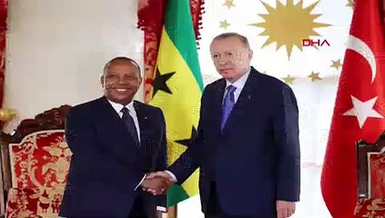 Download Video: Cumhurbaşkanı Erdoğan, Sao Tome ve Principe Demokratik Cumhuriyeti Başbakanı Patrice Emery Trovoada'yı kabul etti