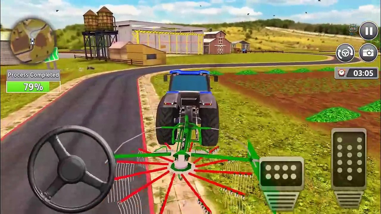 Real Tractor Farming Simulator 2018 #6  - Harvester Tractor Driving - Android Gameplay