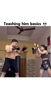 Teaching Him Basics WWE and WWF girls and boys wrestling #wwe #wwf #foryou #viral #trending #video
