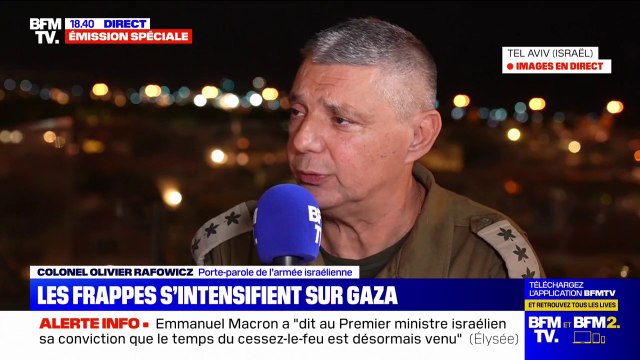 Olivier Rafowicz, porte-parole de l'armée israélienne: Tant que le Hamas sera là, il n'y aura pas de cessez-le-feu à Gaza