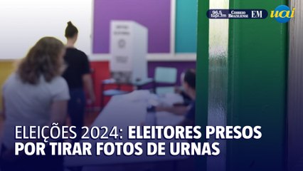 Tải video: Eleitores são presos por tirar fotos de urnas