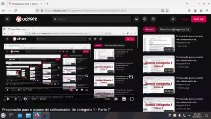 Preparação para o exame de radioamador de categoria 1 - Parte 8