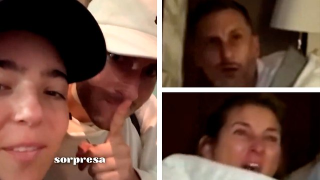 Santiago Giménez da gran sorpresa al Chaco y a su mamá en su llegada a México