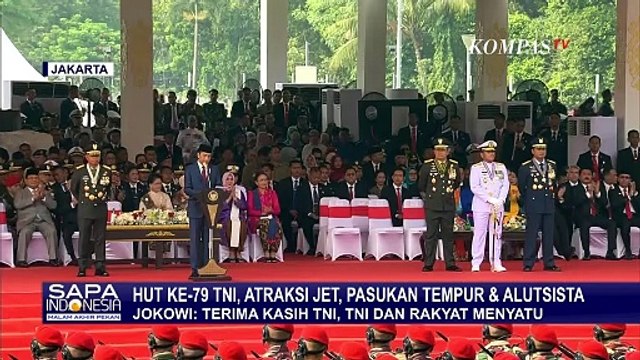 Meriah Perayaan HUT ke 79 TNI, Atraksi Jet hingga Parade Alutsista di Depan Presiden dan Warga!
