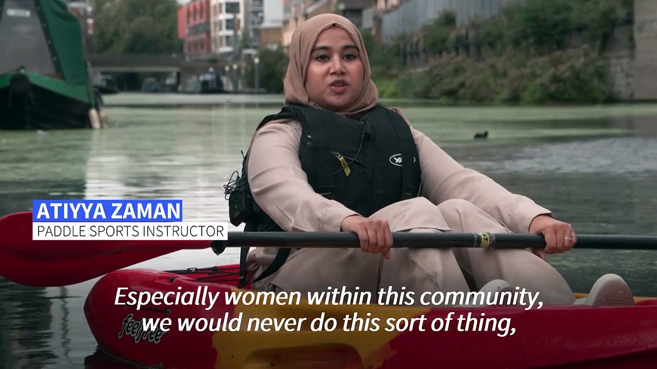 Muslim women break taboos navigating east London's waterways