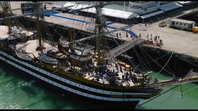 Tappa in Australia per il tour mondiale della nave Amerigo Vespucci