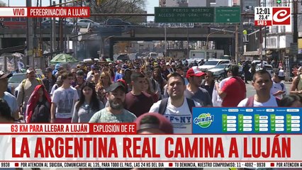 50° peregrinación a la Virgen: la Argentina real camina a Luján