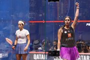 المصرية نور الشربيني تتوّج ببطولة قطر كلاسيك للاسكواش