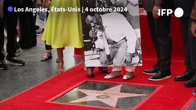 Le chanteur américain Otis Redding honoré à Hollywood à titre posthume