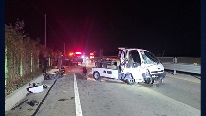 전북 부안에서 차량 3대 잇따라 부딪쳐...1명 사망 / YTN