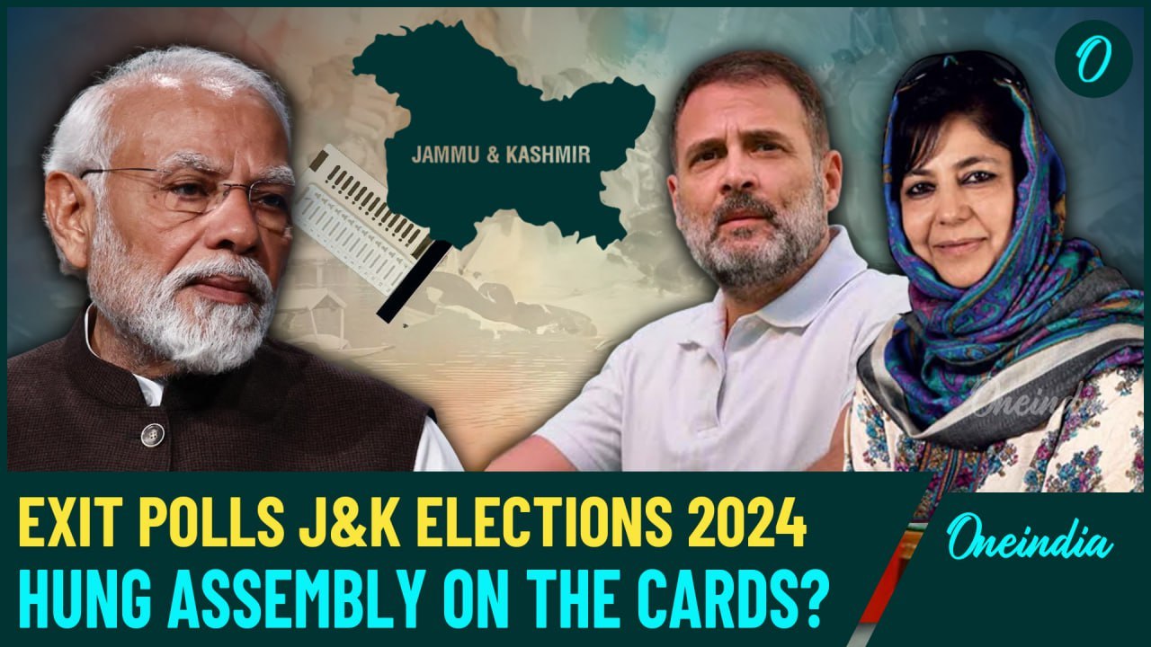 J&K Election 2024 Exit Polls: Hung Assembly Likely As NC-Cong May Miss Majority Mark
