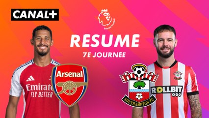 Le résumé de Arsenal / Southampton - Premier League 2024-25 (J7)