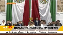 Toma de protesta de Clara Brugada como jefa de gobierno de la CDMX