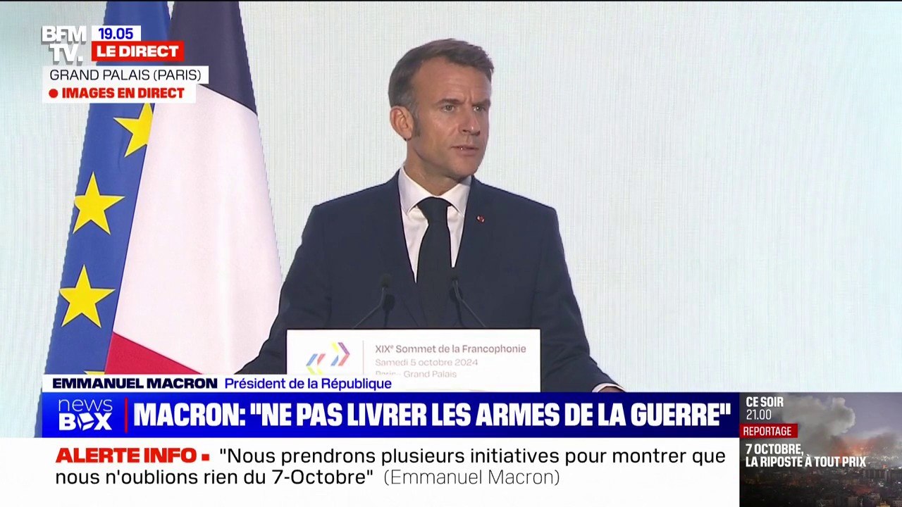 Opérations terrestres israéliennes au Liban: "Je regrette que Benjamin Netanyahu ait pris cette responsabilité", affirme Emmanuel Macron