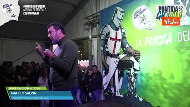 Cori contro Tajani, Salvini a Lega giovani: Non stiamo giocando. Lui e Meloni amici e alleati