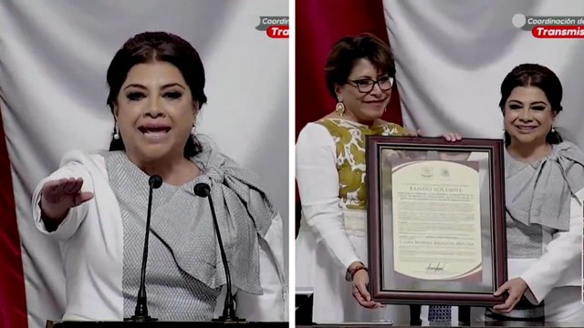 Clara Brugada toma protesta como Jefa de Gobierno de la CDMX: No les fallaré capitalinos