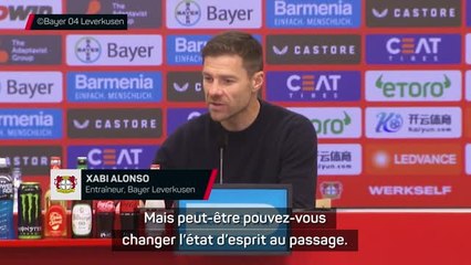 Bayer Leverkusen - Xabi Alonso : “Nous n’avons pas été assez intelligents”