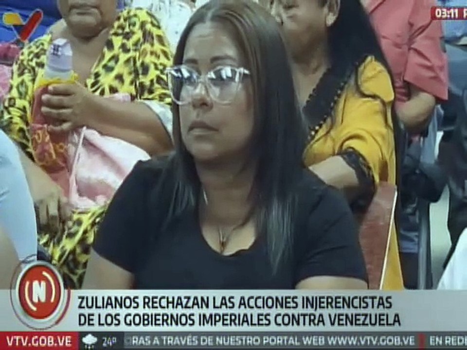 Zulianos rechazan contundentemente las acciones injerencistas contra la soberanía venezolana