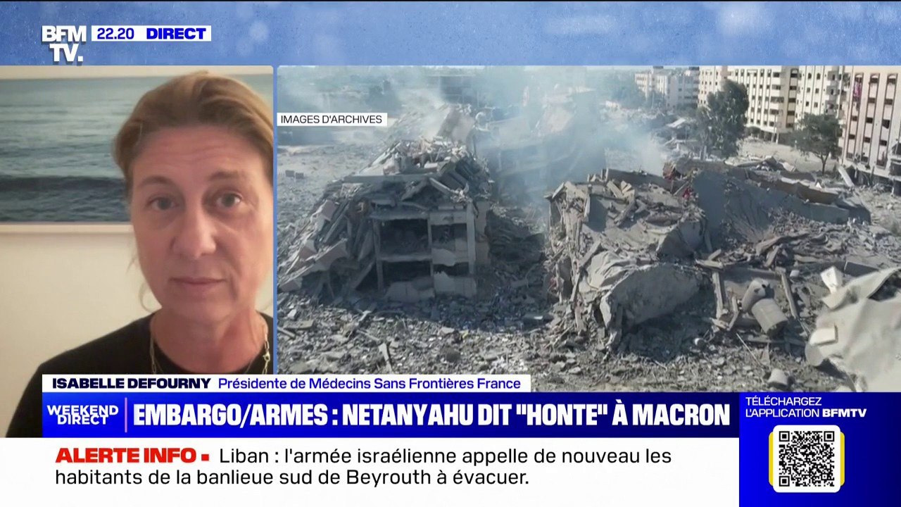 Aide humanitaire à Gaza: "On est très loin de répondre à l'urgence actuelle", déclare Isabelle Defourny (Médecins sans frontières)