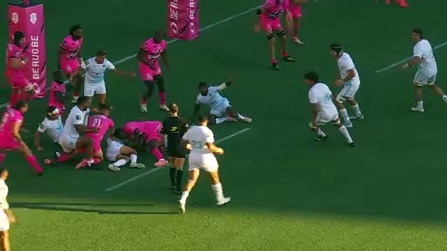 TOP 14 - Essai de George Bridge (MHR) - Stade Français Paris - Montpellier Hérault Rugby