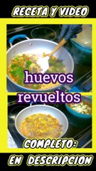 HUEVOS REVUELTOS CON CARNE DESHEBRADA