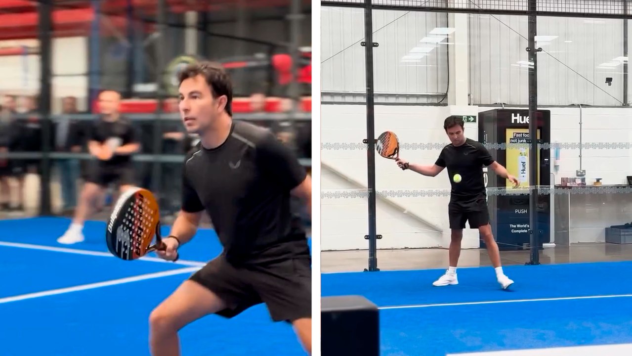 Checo Pérez deja su Red Bull para mostrar su talento en el pádel