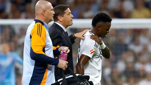 Carlo Ancelotti sobre la lesión de Vinícius Jr: Está bloqueado y dolido