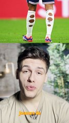 Pourquoi les joueurs de foot trouent-ils leurs chaussettes ?!