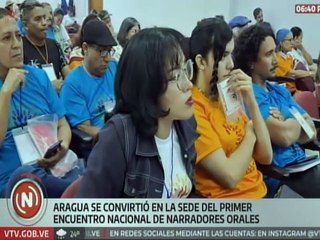 Aragua | Más de 90 artistas participan en el Primer Encuentro Nacional de Narradores Orales