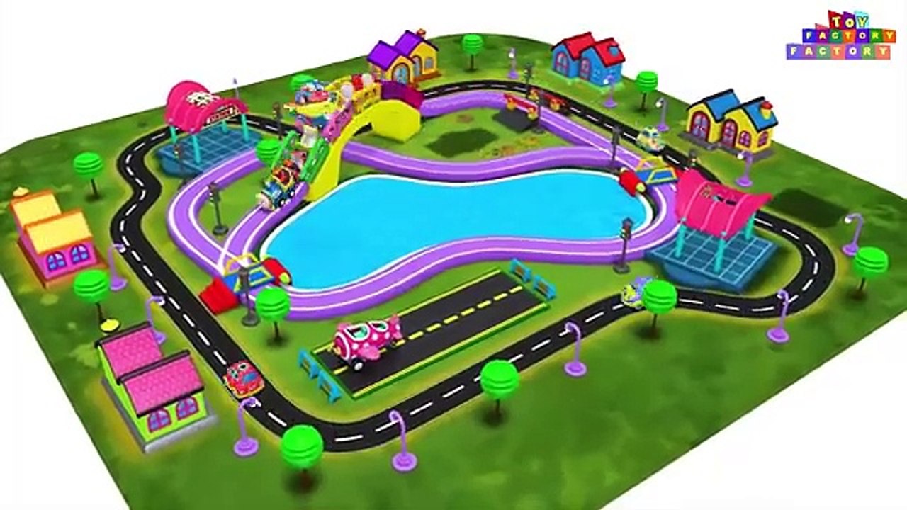 Chick City - Lego Toy train Cartoon Toy Factory