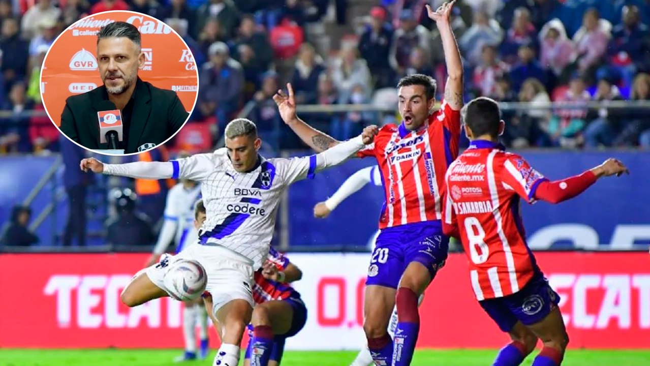 Martín Demichelis y su frustración tras la nueva derrota de Monterrey a manos de San Luis: "Tenemos un profundo dolor"
