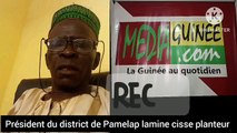 Le président du district de pamelap parle des planteurs
