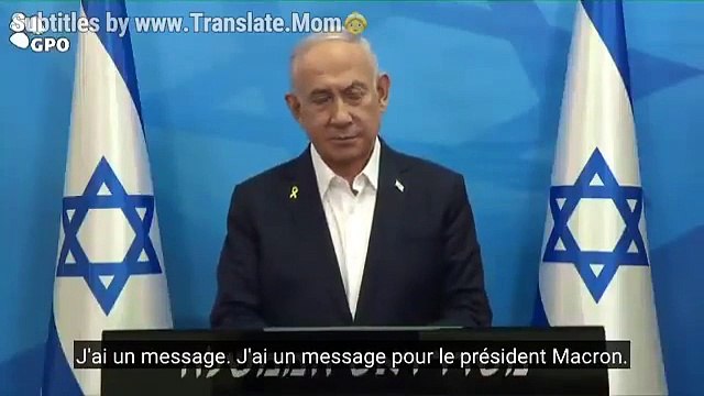 La réponse de Benyamin Netanyahou à Emmanuel Macron qui appelle à stopper les livraisons d'armes à Israël : « Honte à vous ! »