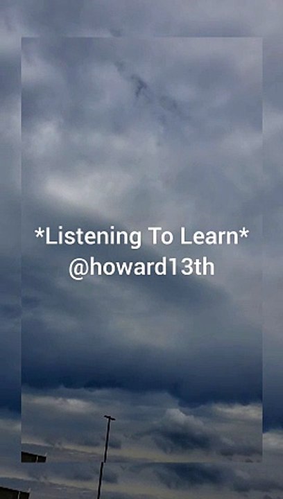 "*Listening To Learn*" 10/05/2024