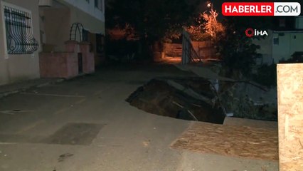 Üsküdar'da İstinat Duvarı Çöktü