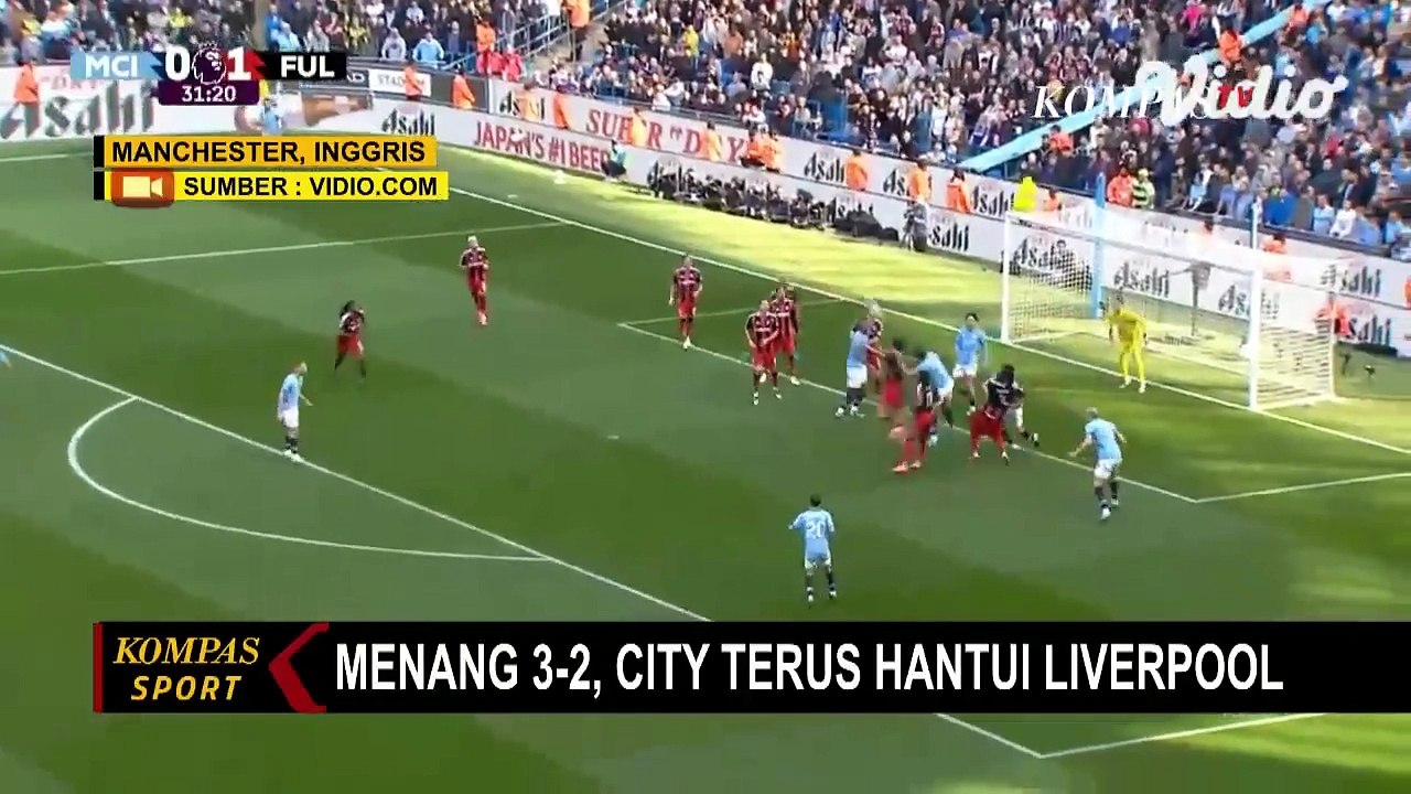 Liga Primer Inggris 2024-2025: Menang 3-2, City Terus Hantui Liverpool