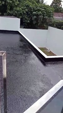 Cara memperbaiki atap dak beton yang bocor dan rembes menggunakan aspal emulsion | Sam Waterproofing